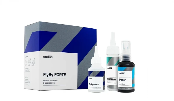 CAR PRO FlyBy Forte Extreme 15ml Full KIT najtrwalsza niewidzialna wycieraczka pełny zestaw