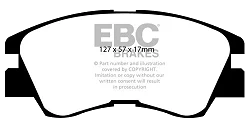 DP716 Klocki hamulcowe ULTIMAX2 EBC Brakes Mitsubishi Delica Pajero Shogun Mitsubishi COMMERCIAL L 300 Minibus Strada Minibus P23W L 200 8696