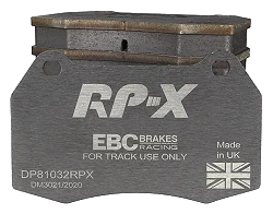 DP81032RPX Sportowe klocki hamulcowe RP-X Racing EBC Brakes BMW 8 Series E31 840 8 Series E31 850 Ferrari 456 550 575M LAMBORGHINI Diablo Maserati Coupe Ghibli AM336 Gransport GranTurismo Qu