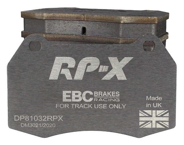 DP81032RPX Sportowe klocki hamulcowe RP-X Racing EBC Brakes BMW 8 Series E31 840 8 Series E31 850 Ferrari 456 550 575M LAMBORGHINI Diablo Maserati Coupe Ghibli AM336 Gransport GranTurismo Qu
