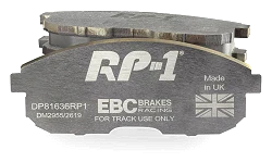 DP81636RP1 Sportowe klocki hamulcowe RP-1 Racing EBC Brakes Nissan Pulsar Stagea M35 350Z Infiniti G20 G35 I30 I35 Nissan Altima Cube Juke Maxima Sentra Versa Versa Note 350Z Skyline V35 Alt