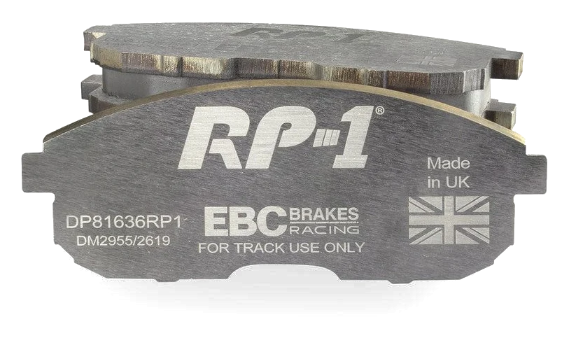DP81636RP1 Sportowe klocki hamulcowe RP-1 Racing EBC Brakes Nissan Pulsar Stagea M35 350Z Infiniti G20 G35 I30 I35 Nissan Altima Cube Juke Maxima Sentra Versa Versa Note 350Z Skyline V35 Alt