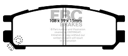 DP821 Klocki hamulcowe ULTIMAX2 EBC Brakes Subaru Impreza Impreza Sport Legacy BC5 Legacy BF5 Legacy BD5 Legacy BG5 Legacy BC7 Legacy BF7 Legacy BD7 Legacy BG7 Legacy BD9 Legacy BG9 Not UK L