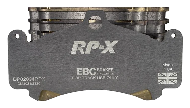 DP82094RPX Sportowe klocki hamulcowe RP-X Racing EBC Brakes Porsche Boxster 987 Cayman 987 Porsche 911 997 911 997 GT3 911 997 GT3 RS 911 997 GT3