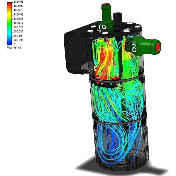 Uniwersalny separator oleju Competition Catch Can Radium Engineering