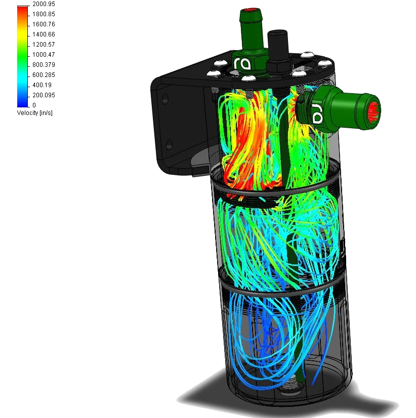Uniwersalny separator oleju Competition Catch Can Radium Engineering