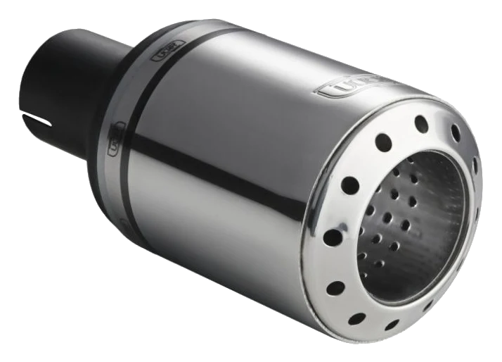 Uniwersalna końcówka tłumika okrągła 100mm długość 120mm średnica montażowa 50mm - N1-22/50