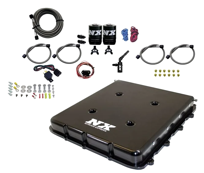 Nitrous System with Billet LT4 Supercharger Lid without Bottle Nitrous Express NX 20939-00