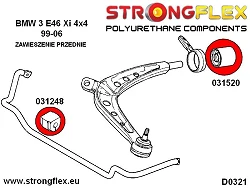 031520A: Tuleja wahacza przedniego tylna SPORT BMW e46