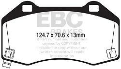 DPX2286 Klocki hamulcowe ULTIMAX2 EBC Brakes Abarth 124 Spider Mazda MX5 RF ND MX5 Mk4 ND