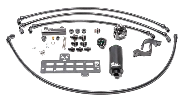 Przewody paliwowe z filtrem 10 um i regulatorem Audi R8 Lamborghini Gallardo Radium Engineering