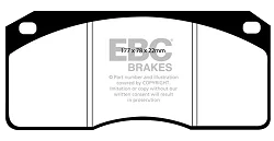 DP714 Klocki hamulcowe ULTIMAX2 EBC Brakes Ford COMMERCIAL Cargo