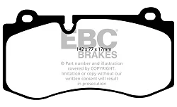 DP1943 Klocki hamulcowe ULTIMAX2 EBC Brakes