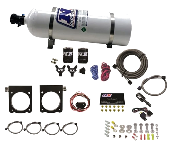 Gen-V Viper Nitrous Plate System with 15Lb Bottle (50-400Hp) Nitrous Express NX 20970-15