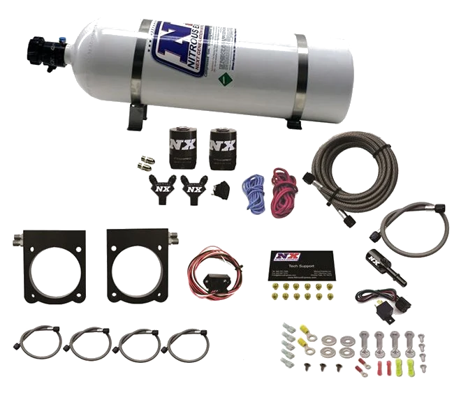 Gen-V Viper Nitrous Plate System with 15Lb Bottle (50-400Hp) Nitrous Express NX 20970-15