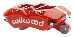 Uniwersalny zacisk hamulcowy 4 tłoczkowy Wilwood 120-15585 Forged Dynapro LP-DS czerwony