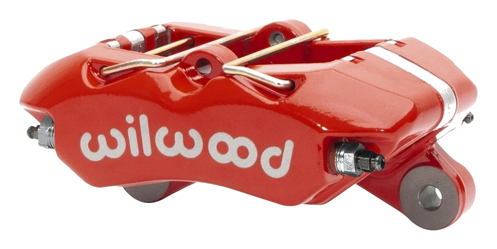Uniwersalny zacisk hamulcowy 4 tłoczkowy Wilwood 120-15585 Forged Dynapro LP-DS czerwony