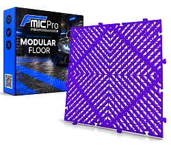 Podłoga modułowa panelowa FMIC.Pro do garażu warsztatu 40x40cm 20mm Fioletowy