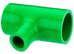 Trójnik silikonowy T-Piece 70/32mm Zielony