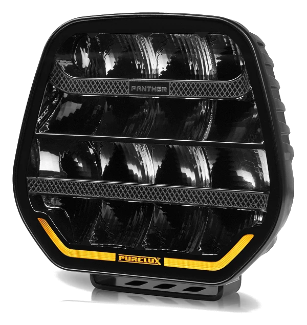 Lampa dalekosiężna LED Purelux Panther 7 okrągła 12V 24V 128W 18cm