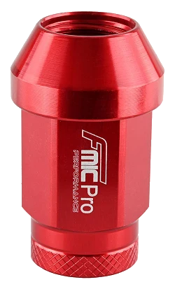 Kuta nakrętka aluminiowa do kół FMIC.Pro M12x1.5 Czerwona 1 szt. stożkowa 7075-T6