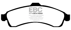DP41618R Klocki hamulcowe YELLOWSTUFF EBC Brakes Chevrolet Trailblazer Saab BUICK Rainier Chevrolet SSR Trailblazer GMC Envoy Isuzu Ascender 5 Passenger Ascender 7 Passenger OLDSMOBILE Brava