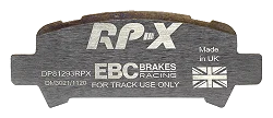 DP81293RPX Sportowe klocki hamulcowe RP-X Racing EBC Brakes Subaru Impreza Impreza Sport Legacy BE5 Legacy BH5 Legacy Legacy Outback Subaru Baja Forester SF Impreza Impreza Outback Legacy Ou