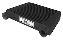 Intercooler 330x280x76mm FMIC.EU Górny Wlot / Wylot czarny