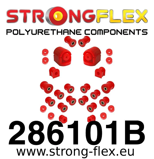 286101B: Zestaw poliuretanowy kompletny Nissan 100NX