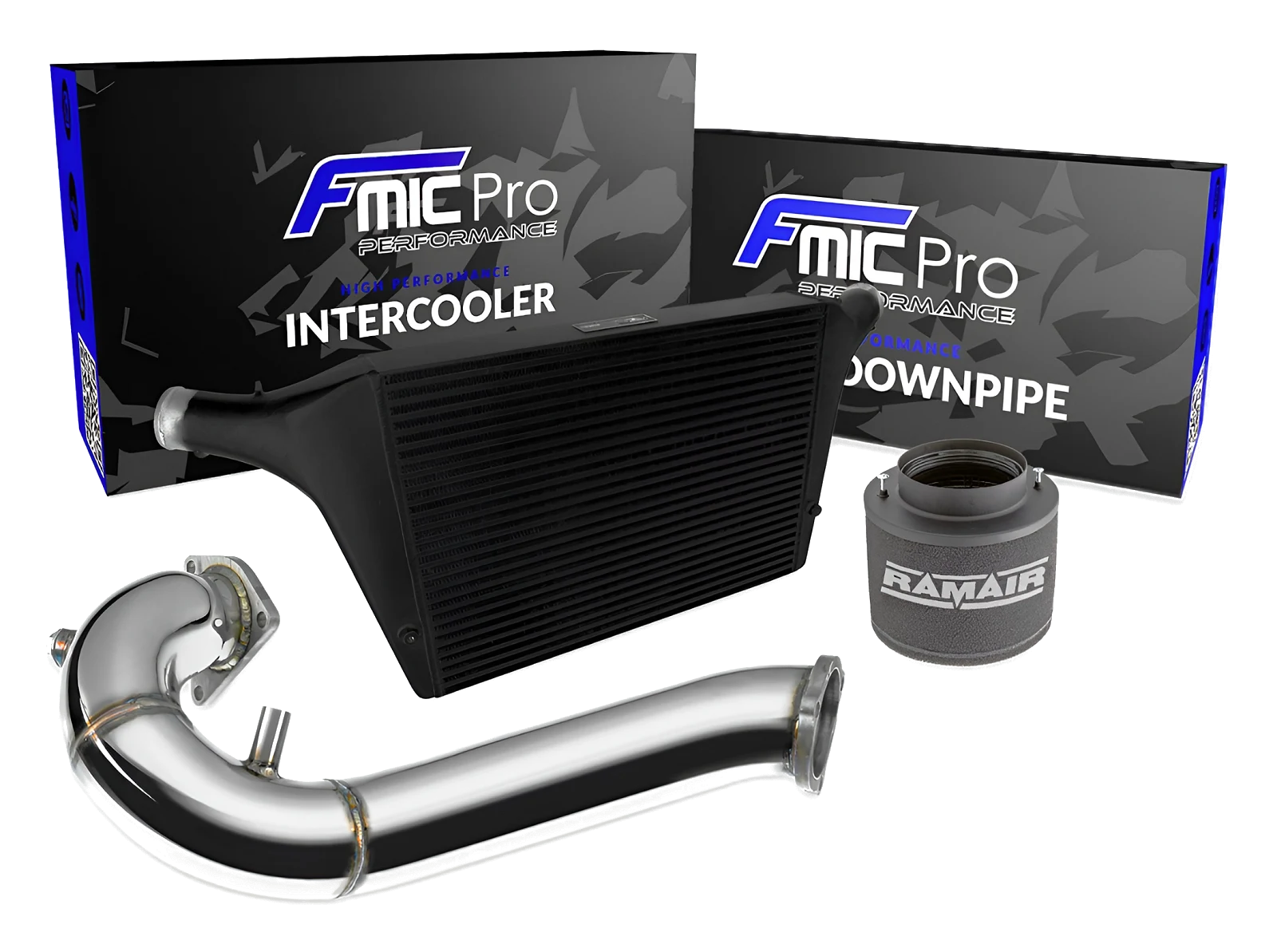 Zestaw tuningowy Audi A4 A5 2.7 3.0 TDI B8 2008-2013 Intercooler Downpipe Układ Dolotowy