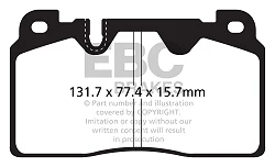 DP52168NDX Klocki hamulcowe BLUESTUFF NDX EBC Brakes Audi A6 C7/4G A6 quattro C7/4G A6 quattro Avant C7/4G A7 4G8 A7 quattro 4G8 Q5 8R Q5 quattro 8R Porsche Macan
