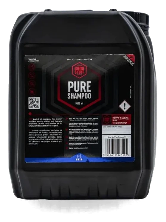 GOOD STUFF Pure Shampoo neutralne pH bezpieczny dla wosków i powłok 5l 5000ml