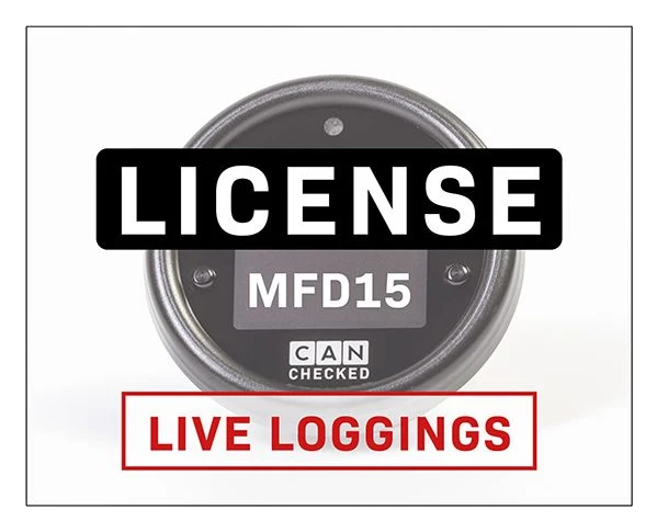 CANchecked Licencja MFD15 Live Logging