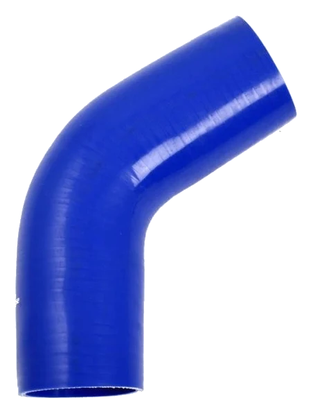 Wąż silikonowy niebieski 60 stopni 3,5" (89mm)