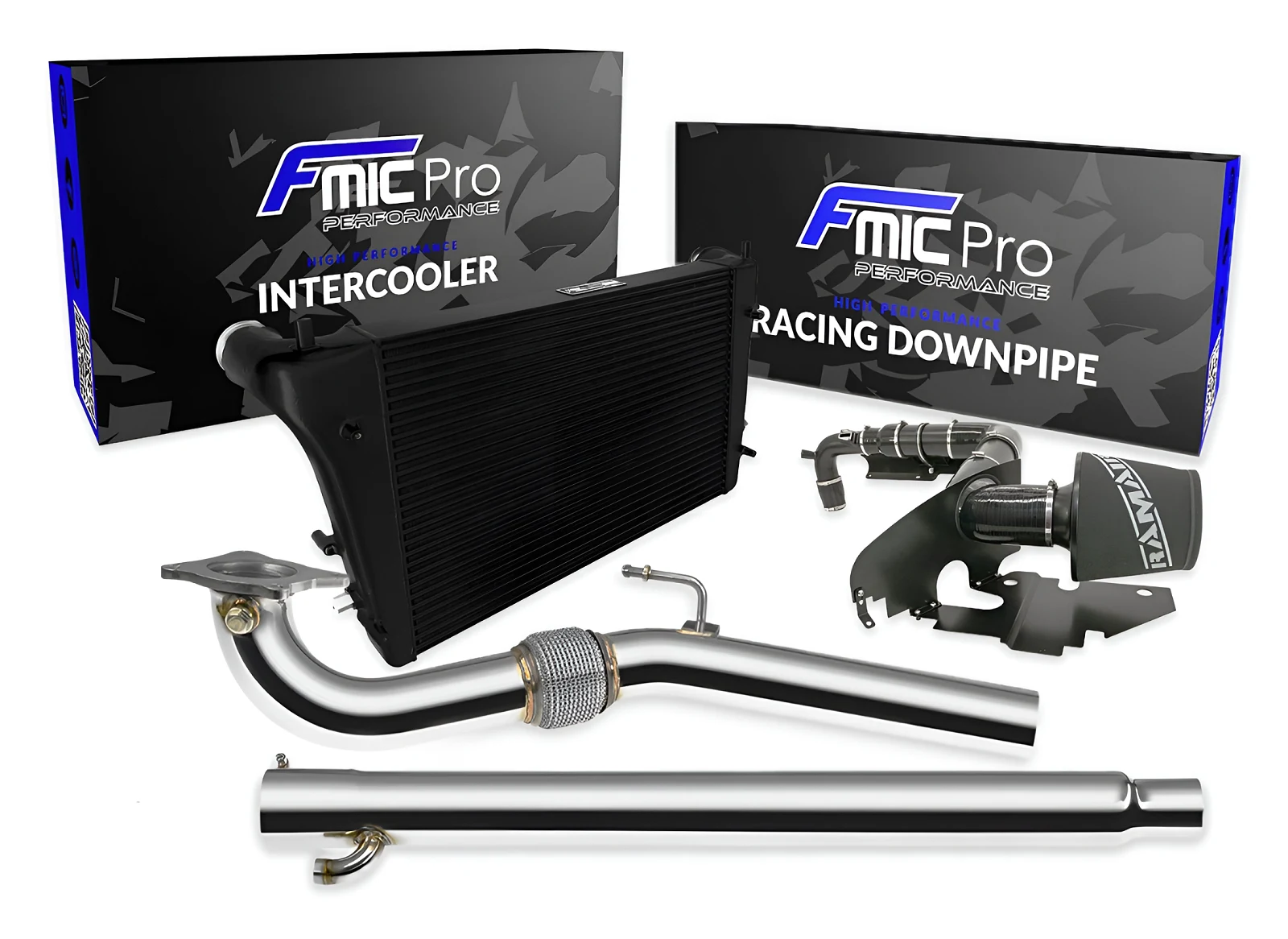 Zestaw tuningowy VW Volkswagen Golf 7 GTI FWD 2.0 TSI VII 2013 - Intercooler Downpipe Układ Dolotowy