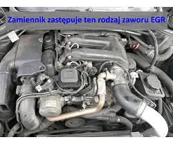 Zamiennik zaworu EGR BMW z silnikami 2.0 2.5 3.0 D M51 M47 M57 - EGR_05/ZU