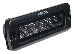 Lampa robocza Purelux Black Flush-Mount Slim 20 cm 30W Szeroki strumień IOD Performance 1 szt