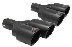 Uniwersalna końcówka tłumika okrągła 100mm długość 200/180mm średnica montażowa 65mm - NBL2-101RSL*/65