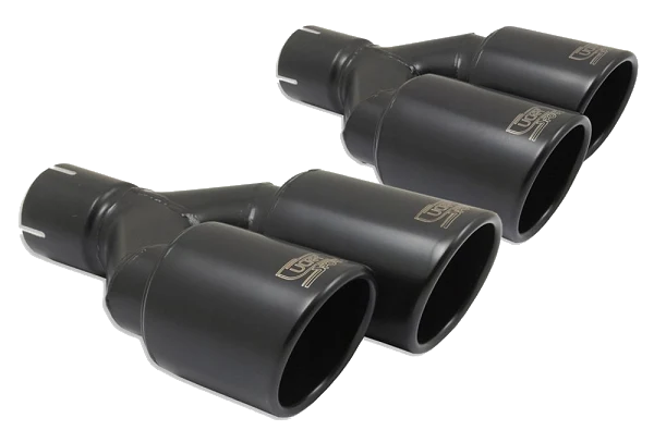Uniwersalna końcówka tłumika okrągła 100mm długość 200/180mm średnica montażowa 65mm - NBL2-101RSL*/65