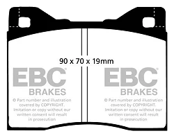 DP125/2 Klocki hamulcowe ULTIMAX2 EBC Brakes BMW 5 Series E12 518 5 Series E12 520 5 Series E12 525 5 Series E12 528 7 Series E23 728 - DP125/2