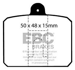 DP159 Klocki hamulcowe ULTIMAX2 EBC Brakes Skoda 100 105 Estelle 110 120 Estelle