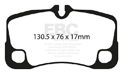 DP51930NDX Klocki hamulcowe BLUESTUFF NDX EBC Brakes Porsche Porsche 911 997 911 997 Carrera 4 911 997 Carrera 4 Targa 911 997 GT3 911 997 GT3 RS 911 997 Turbo 911 997 Turbo S 911 997 Carrer
