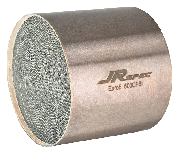 Wkład katalizatora benzyna / LPG Sportowy JRSpec Długość 100 mm Euro 5 cpsi 500 Średnica 110 mm