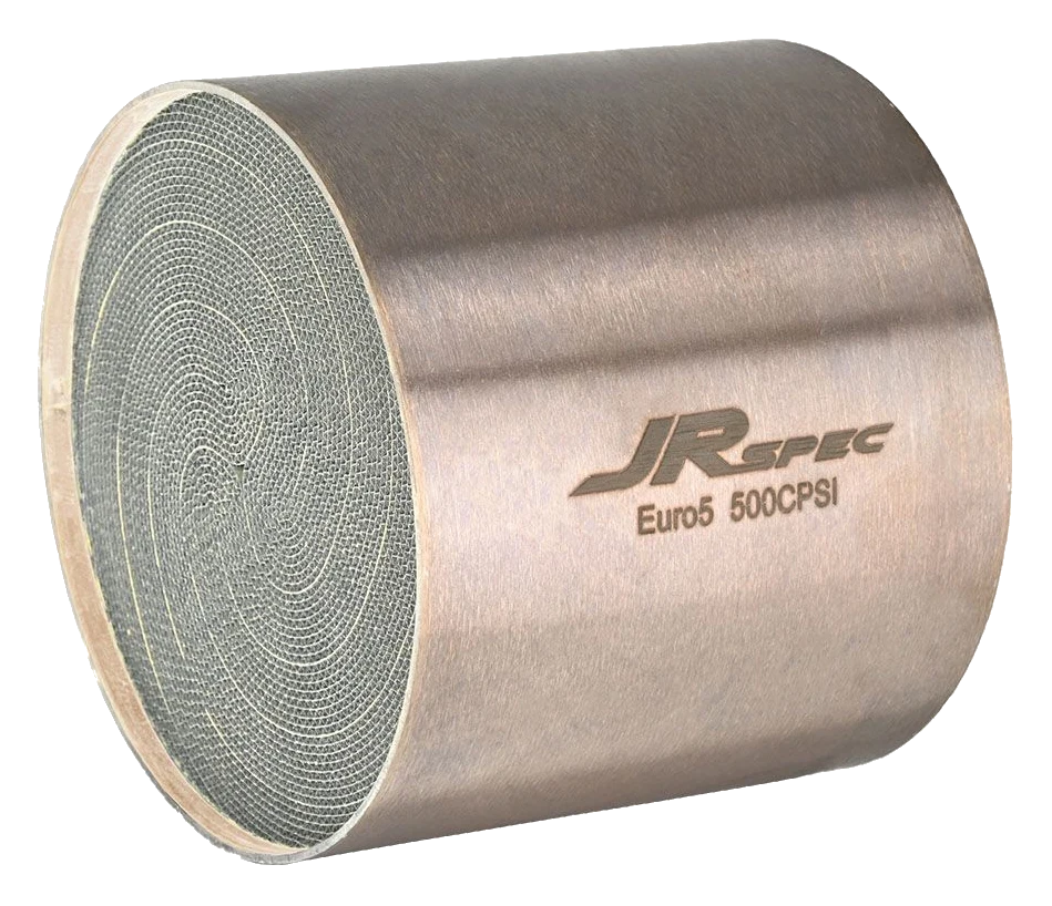 Wkład katalizatora benzyna / LPG Sportowy JRSpec Długość 100 mm Euro 5 cpsi 500 Średnica 110 mm