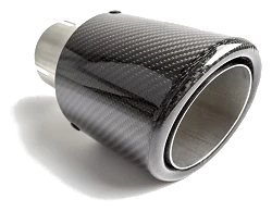Uniwersalna końcówka tłumika okrągła 90mm długość 160mm średnica montażowa 50mm - N1-90CZ/50