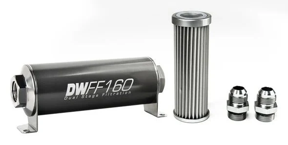 DeatschWerks In-Line Fuel Filter Kit -10AN 5micron 160mm