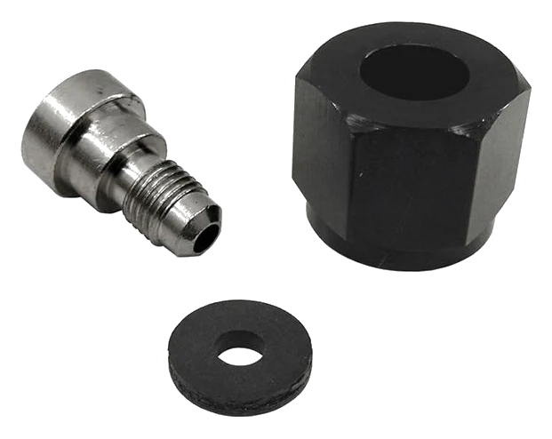 AN4 Bottle Nipple and Nut for CO2 Valve with Gasket Nitrous Express NX 11713