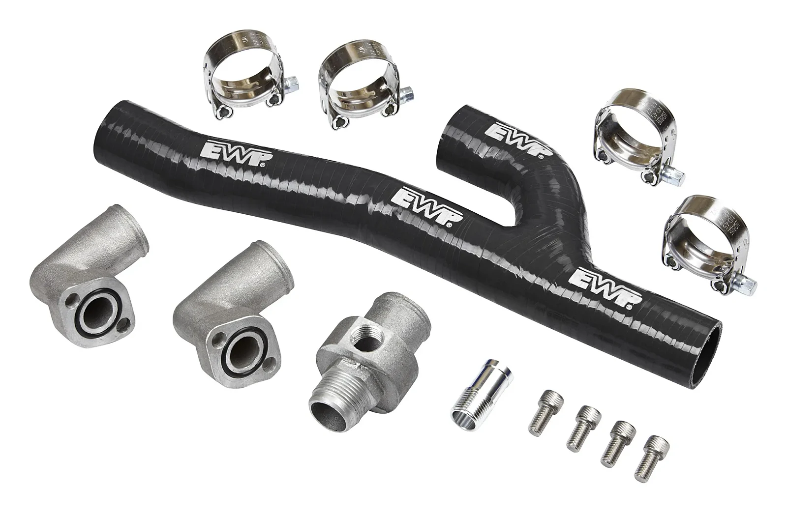 Davies Craig DC8621 adapter bloku silnika EWP Big Block z czarnym wężem Chevrolet V8