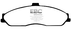 DP1162 Klocki hamulcowe ULTIMAX2 EBC Brakes Cadillac XLR Chevrolet Corvette C5 Corvette C5 Z06 Ford Australia and New Zealand Fairlane BA XR Fairlane BA 11 XR Falcon BA Territory Ford South