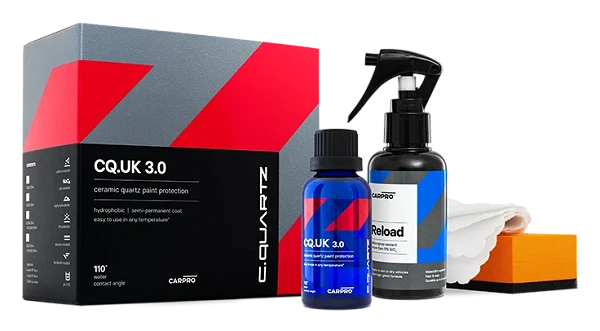 CAR PRO Cquartz UK Edition 3.0  łatwa w aplikacji powłoka kwarcowa 30ml + Reload - CPUK3.0-30
